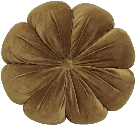 Malini Accessories Malini Round Fleur Olive Cushion House of Isabella UK