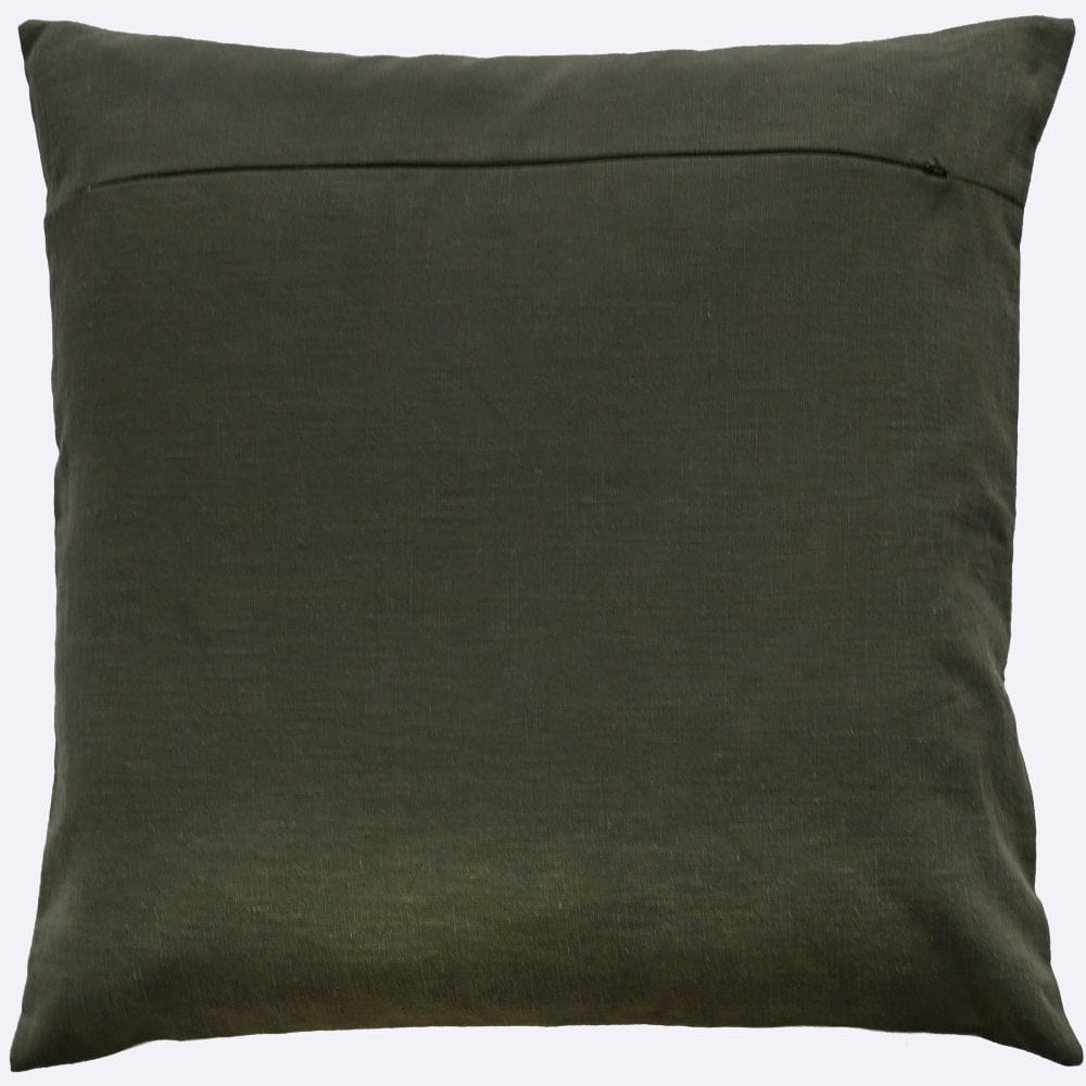 Malini Saloni Olive Cushion.