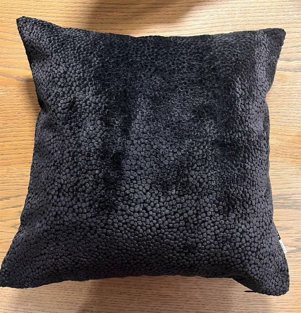 Malini Small Bingham Black Cushion.