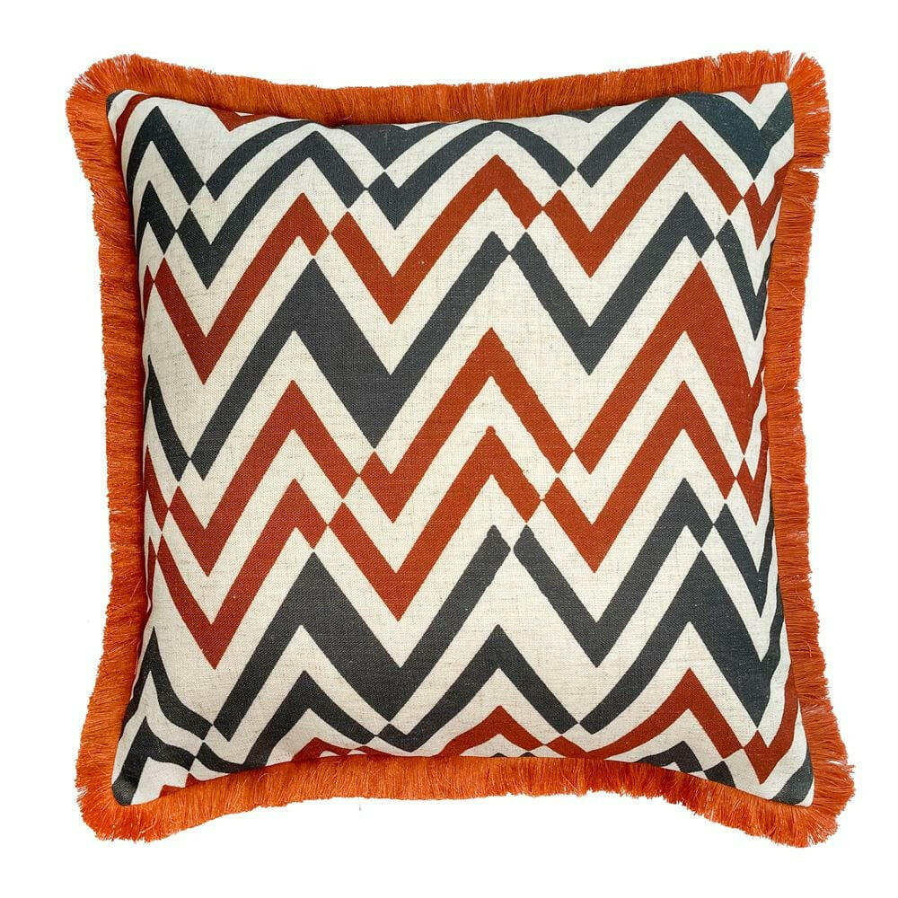 Malini Soma Rust Cushion.
