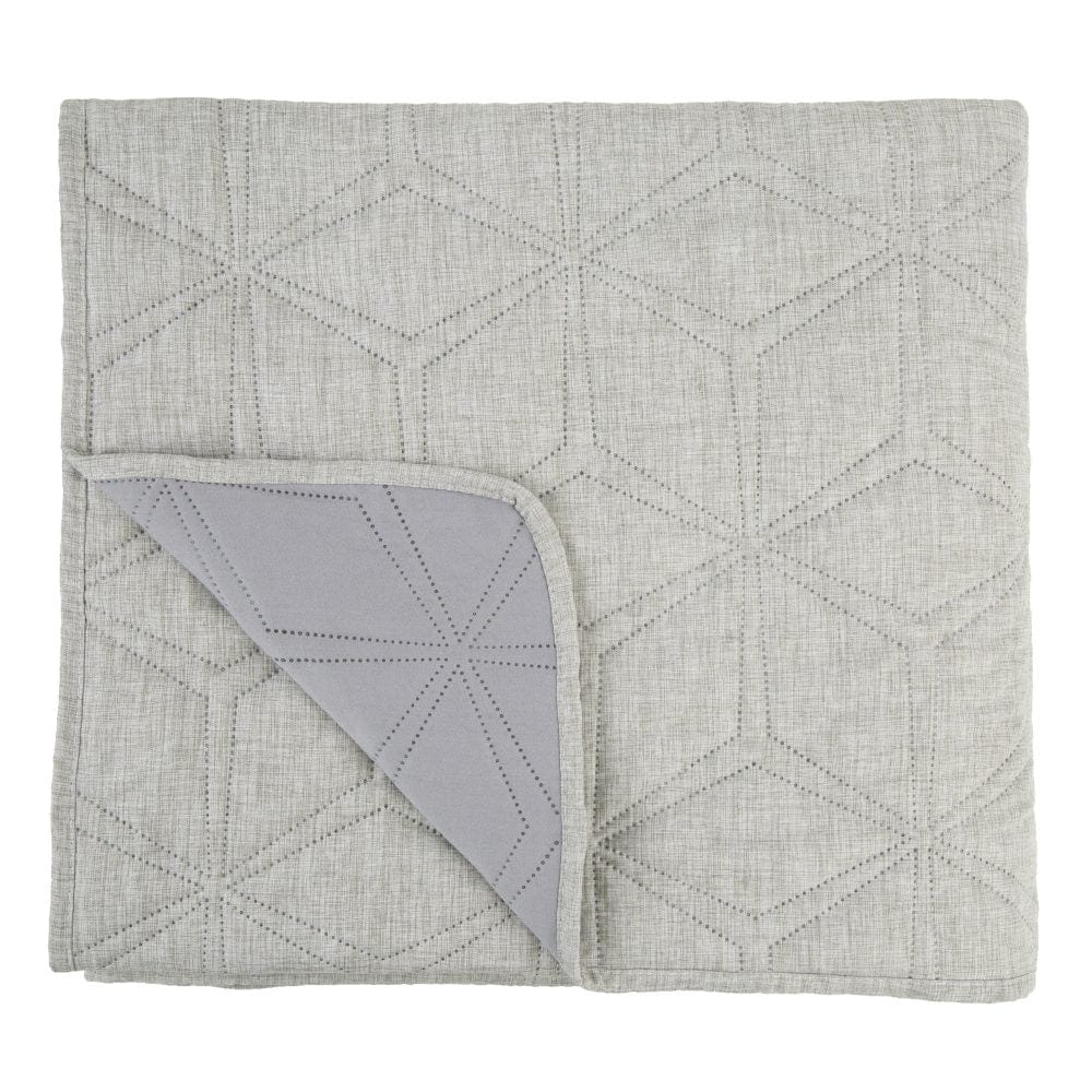 Malini Lombardi Double Grey Quilt.