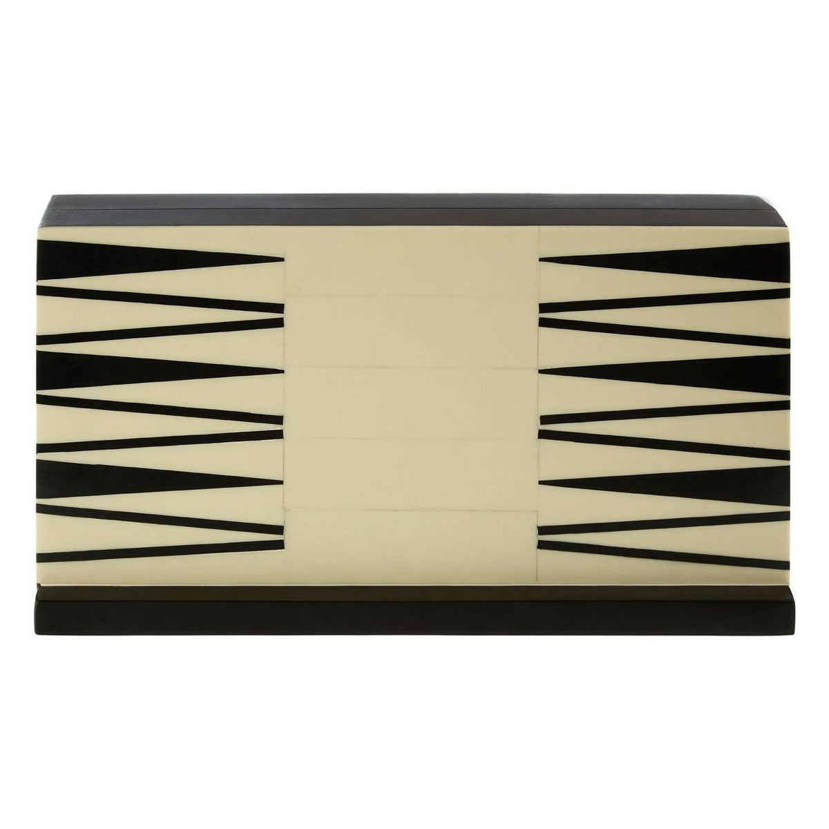 Backgammon Black And White Set.