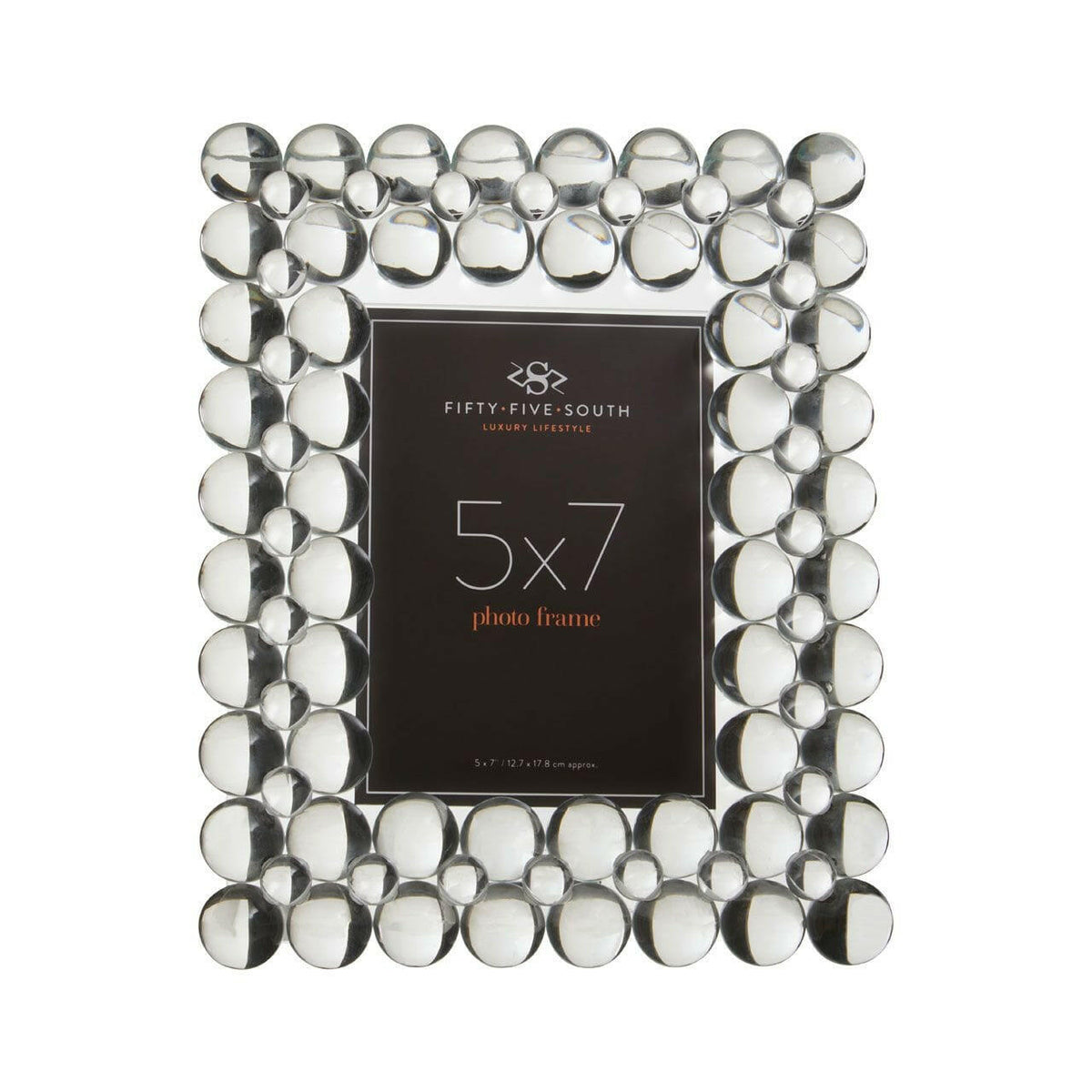 Carmello 5In X 7In Crystal Bubble Photo Frame.