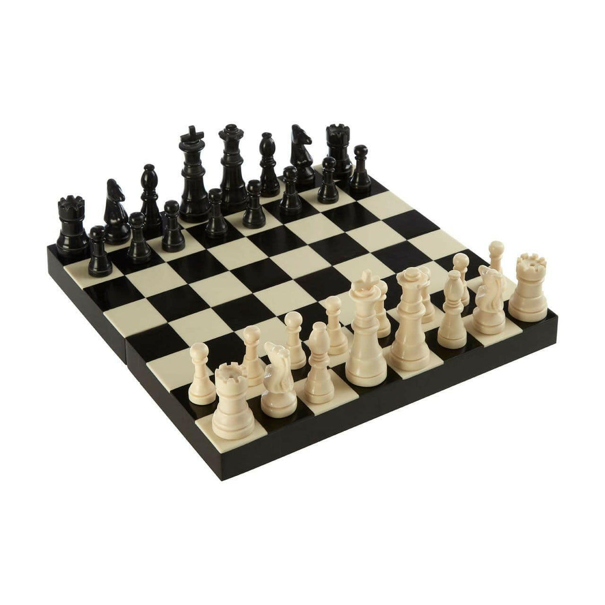 Chamberlain Games Black / White Chess Set.