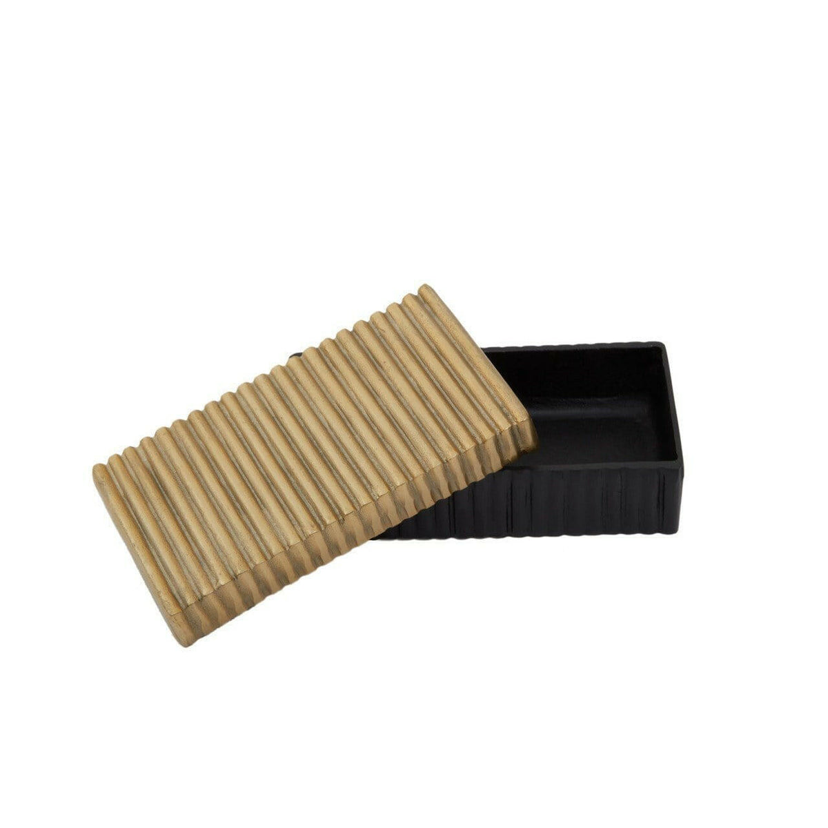 Fortem Gold Black Small Trinket Box.