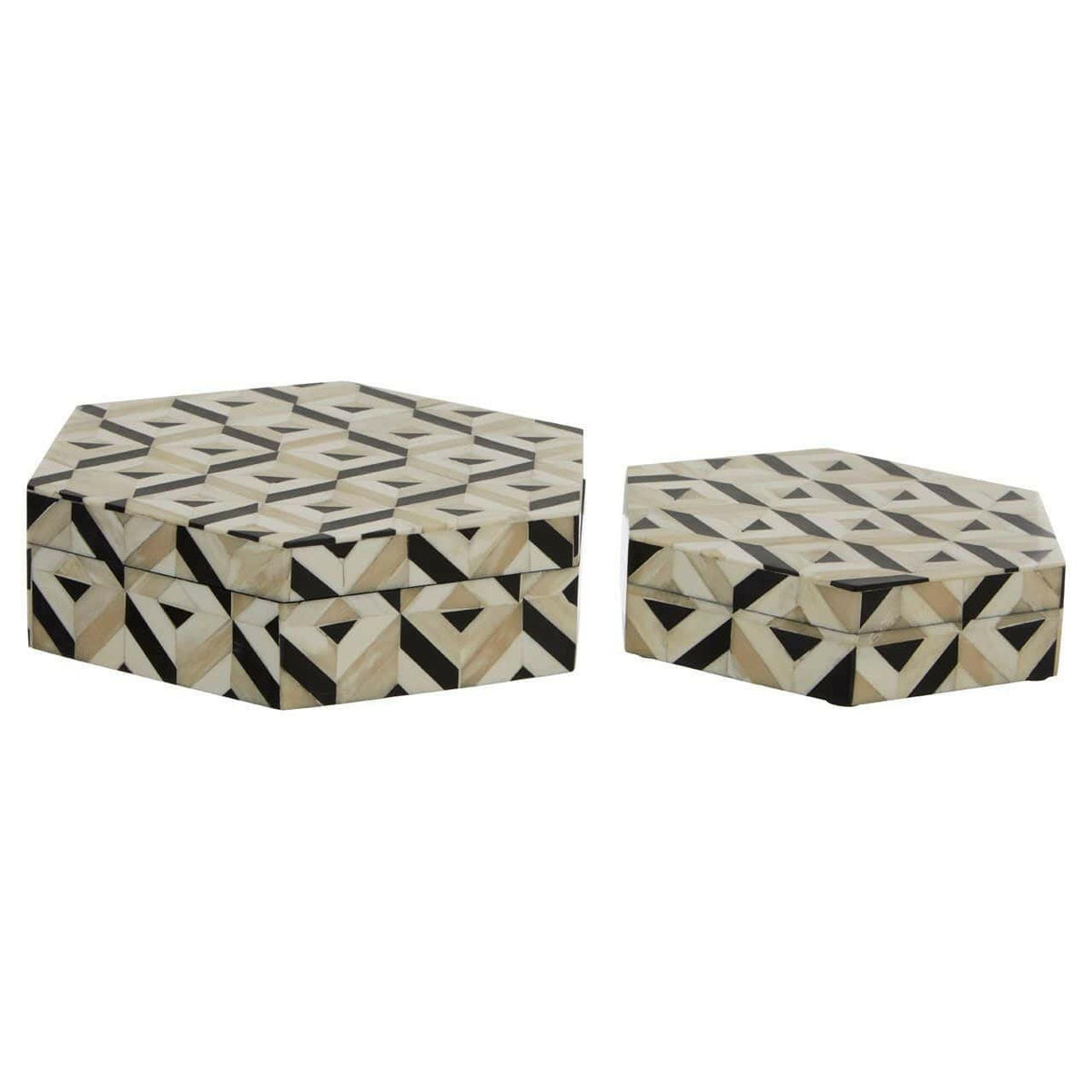 Hallam Set Of 2 Trinket Boxes.