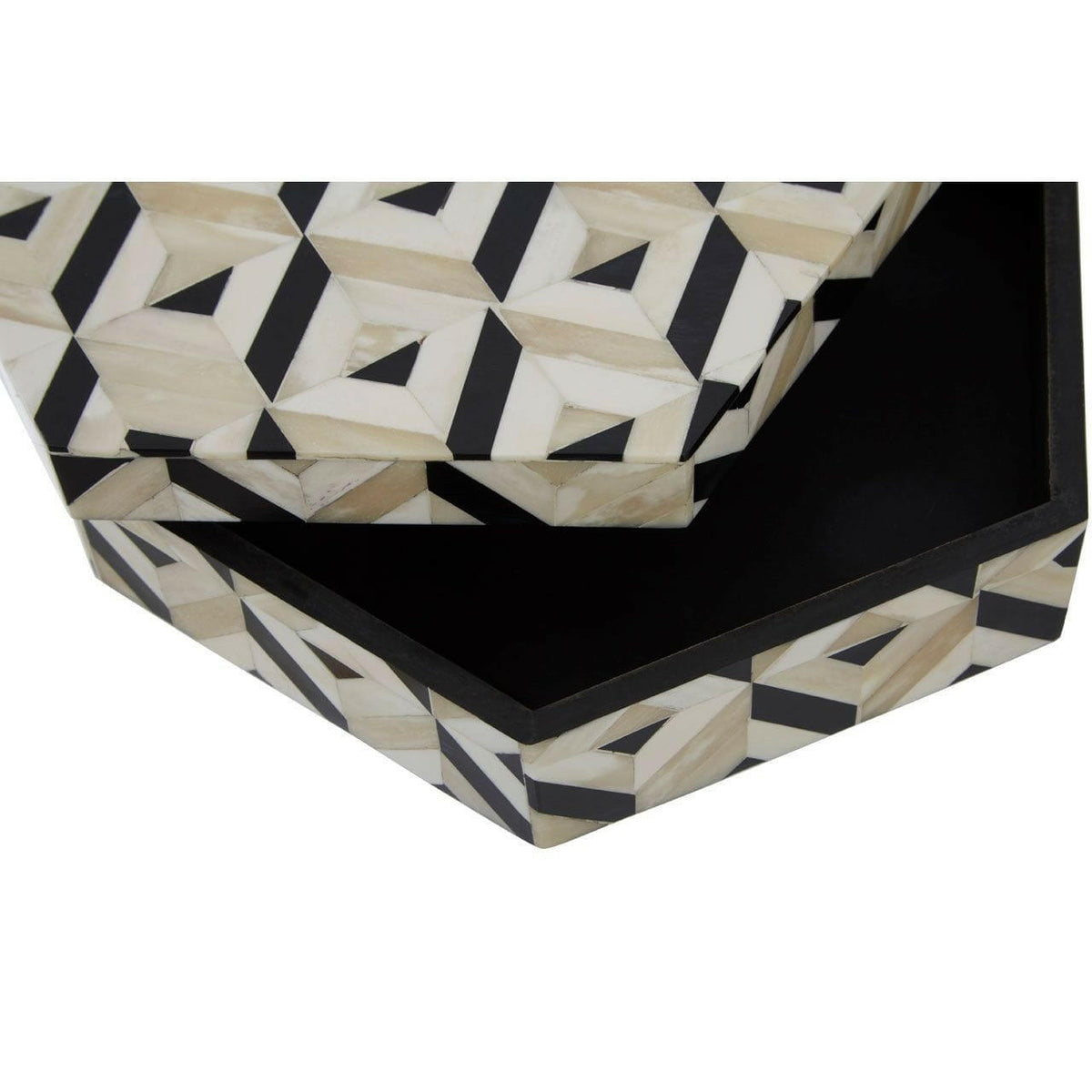 Hallam Set Of 2 Trinket Boxes.