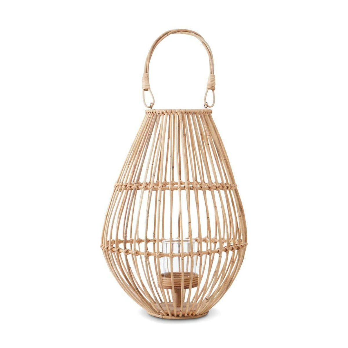 Marlo Candle Holder With Hoop Handle.