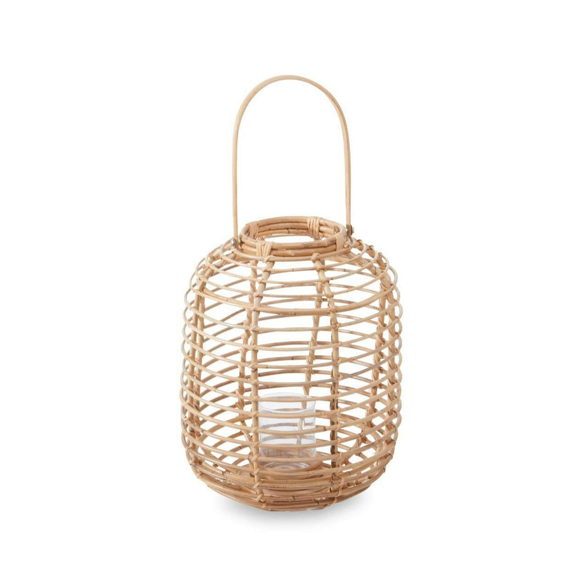 Marlo Natural Rattan Candle Holder.