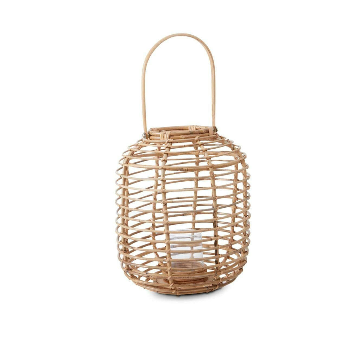 Marlo Natural Rattan Candle Holder.