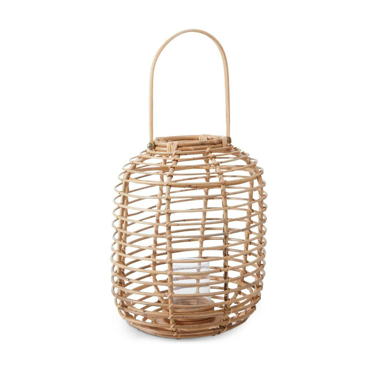 Marlo Natural Rattan Candle Holder.