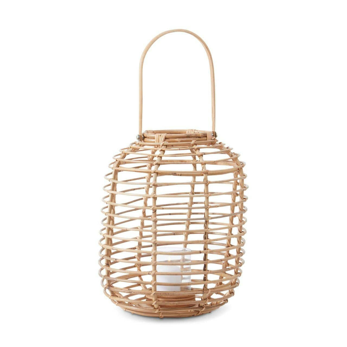Marlo Natural Rattan Candle Holder.