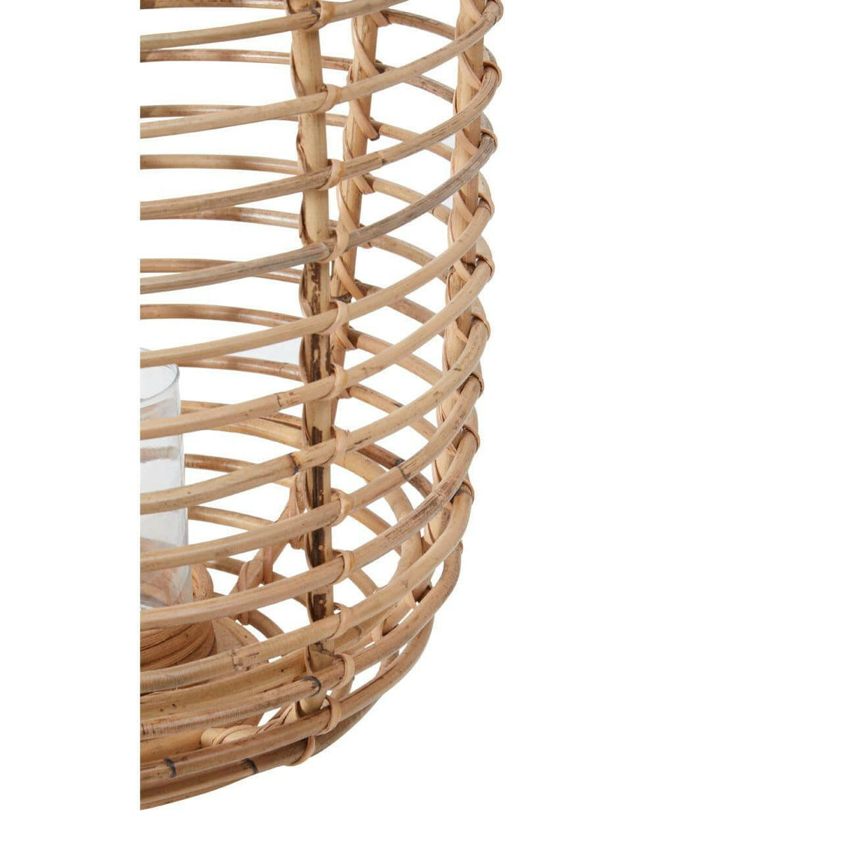 Marlo Natural Rattan Candle Holder.