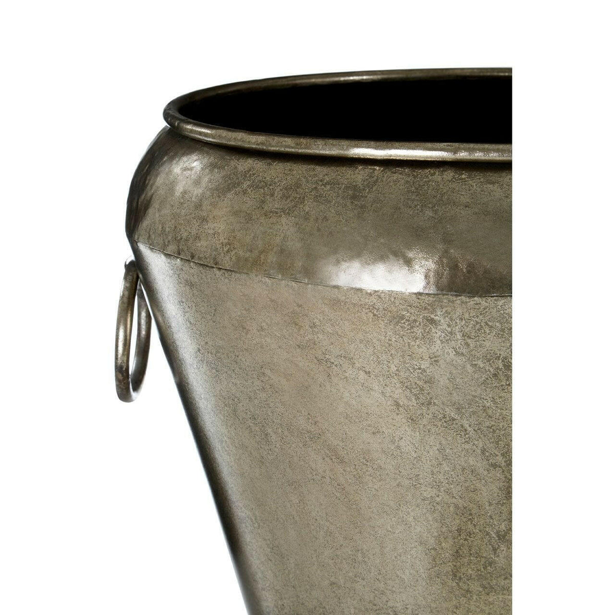 Ritzma Antique Silver Planters - Set Of 2.