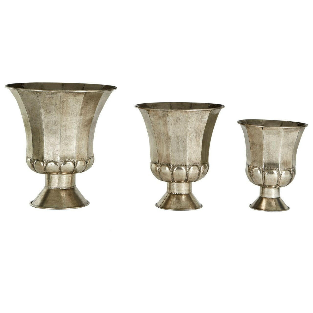 Ritzma Oversized Antique Planters - Set Of 3.