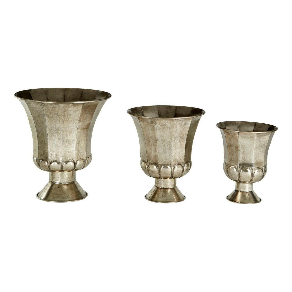 Ritzma Oversized Antique Planters - Set Of 3.