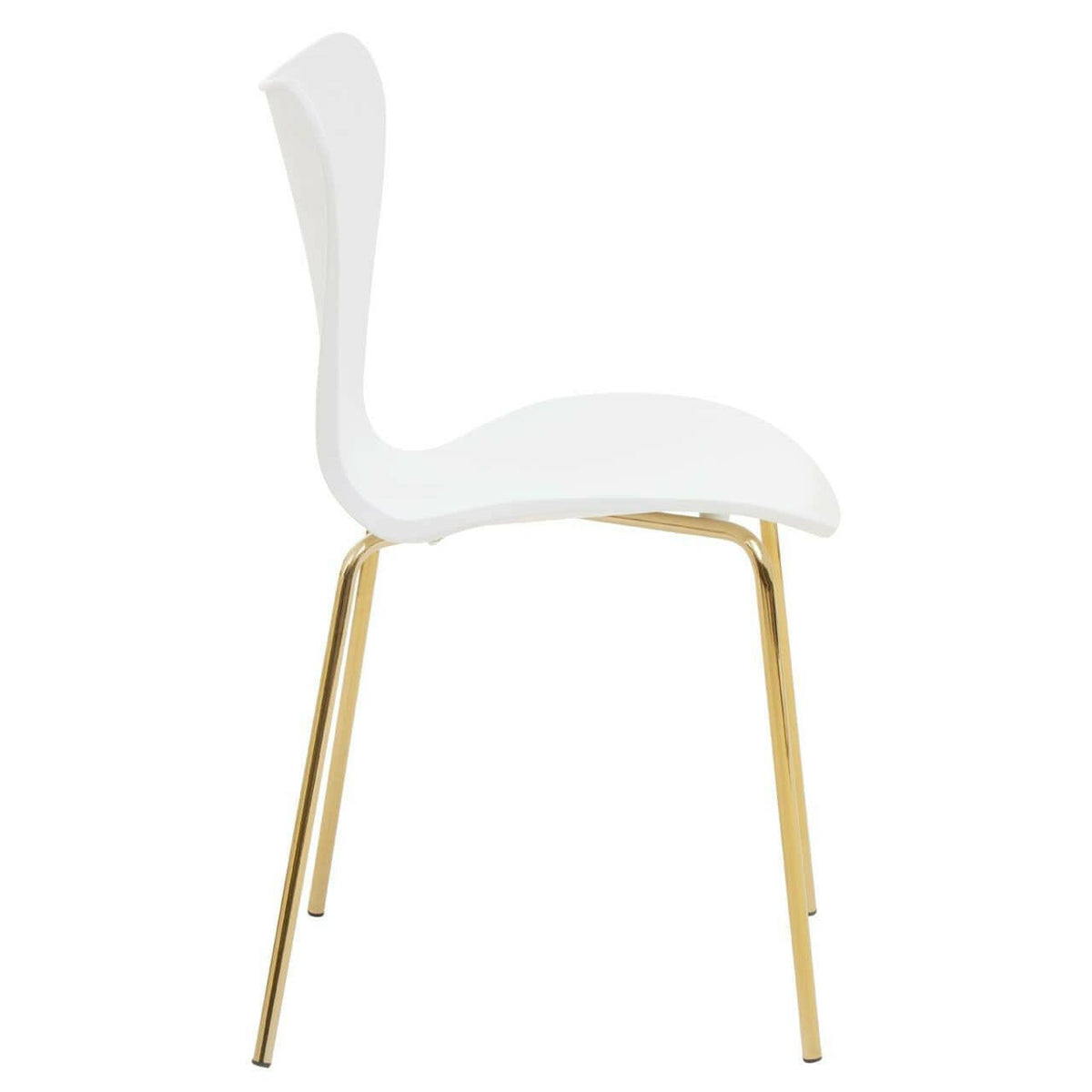 Lyla Dining Chair With White Seat.