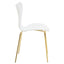 Lyla Dining Chair With White Seat.