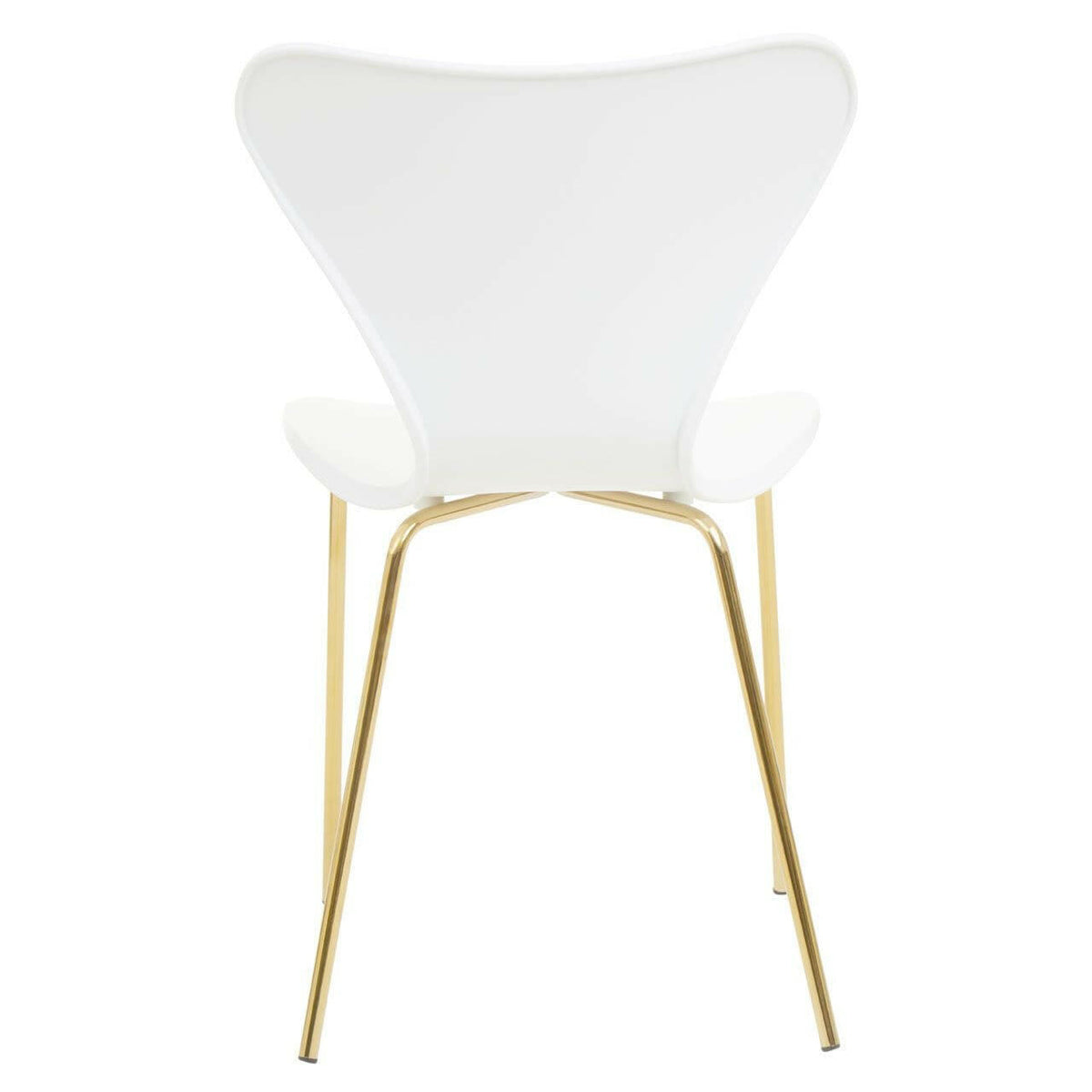 Lyla Dining Chair With White Seat.