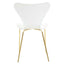 Lyla Dining Chair With White Seat.