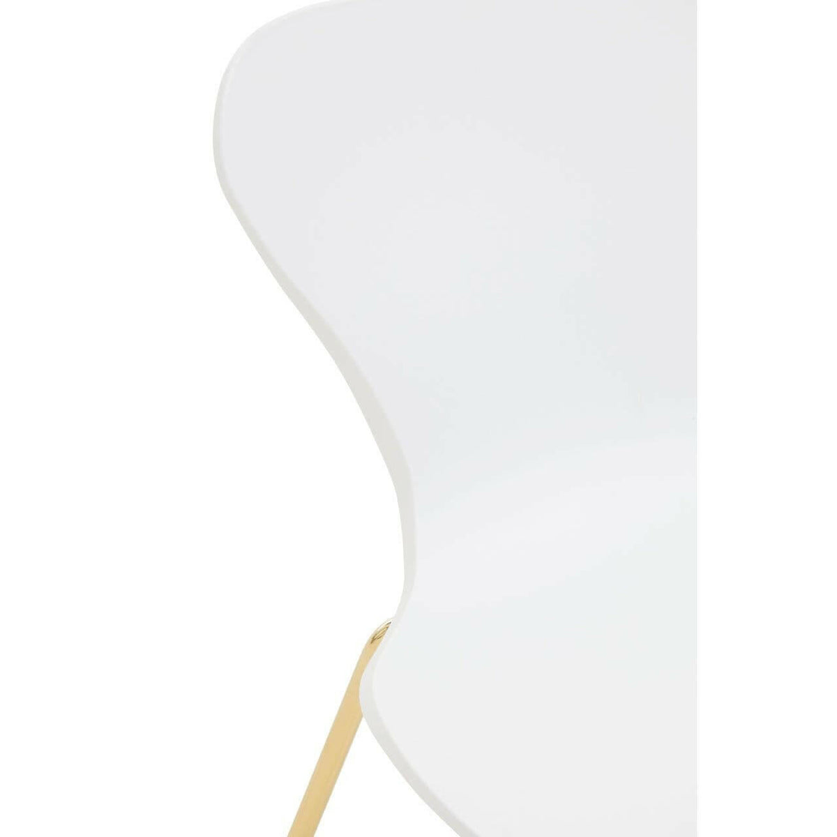 Lyla Dining Chair With White Seat.