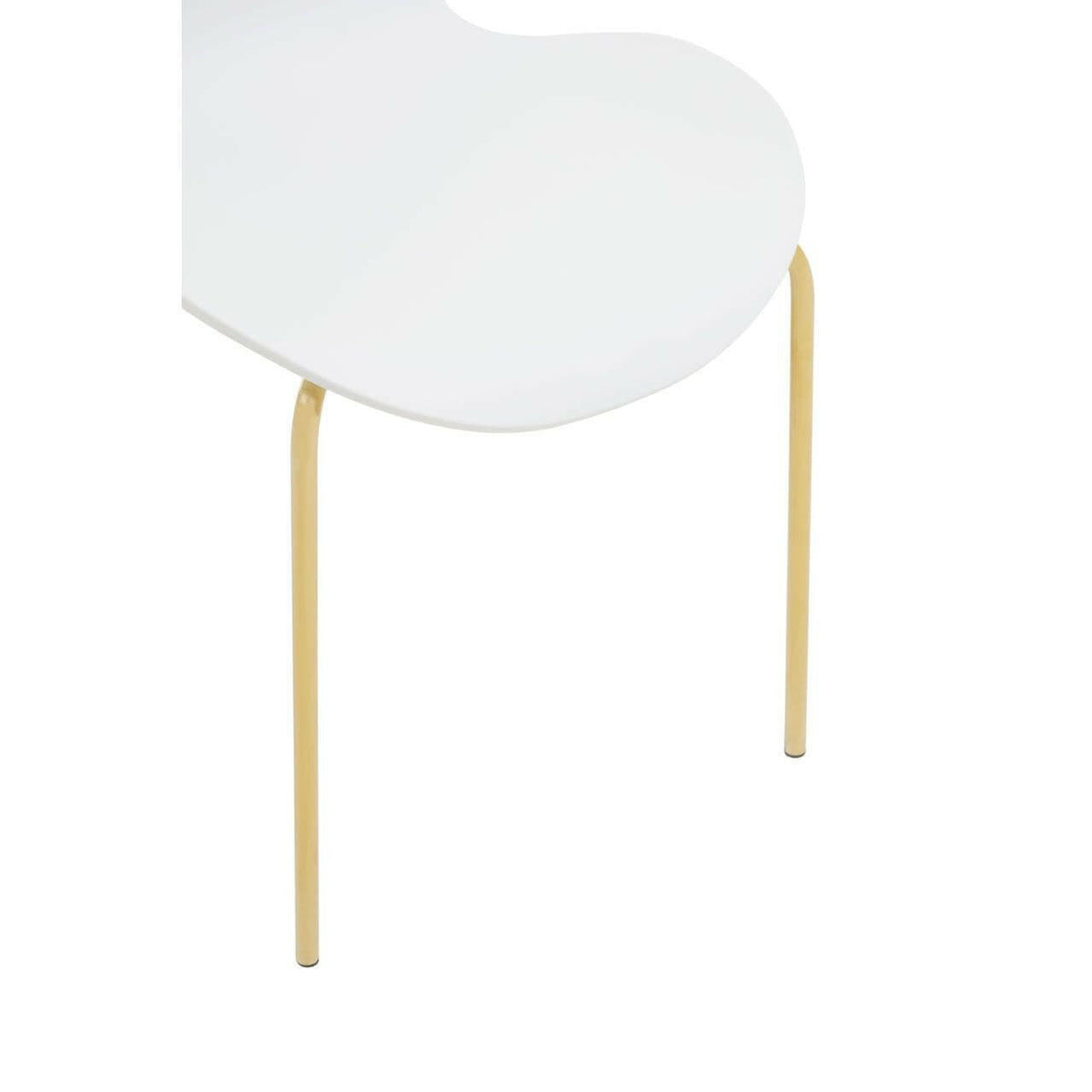 Lyla Dining Chair With White Seat.