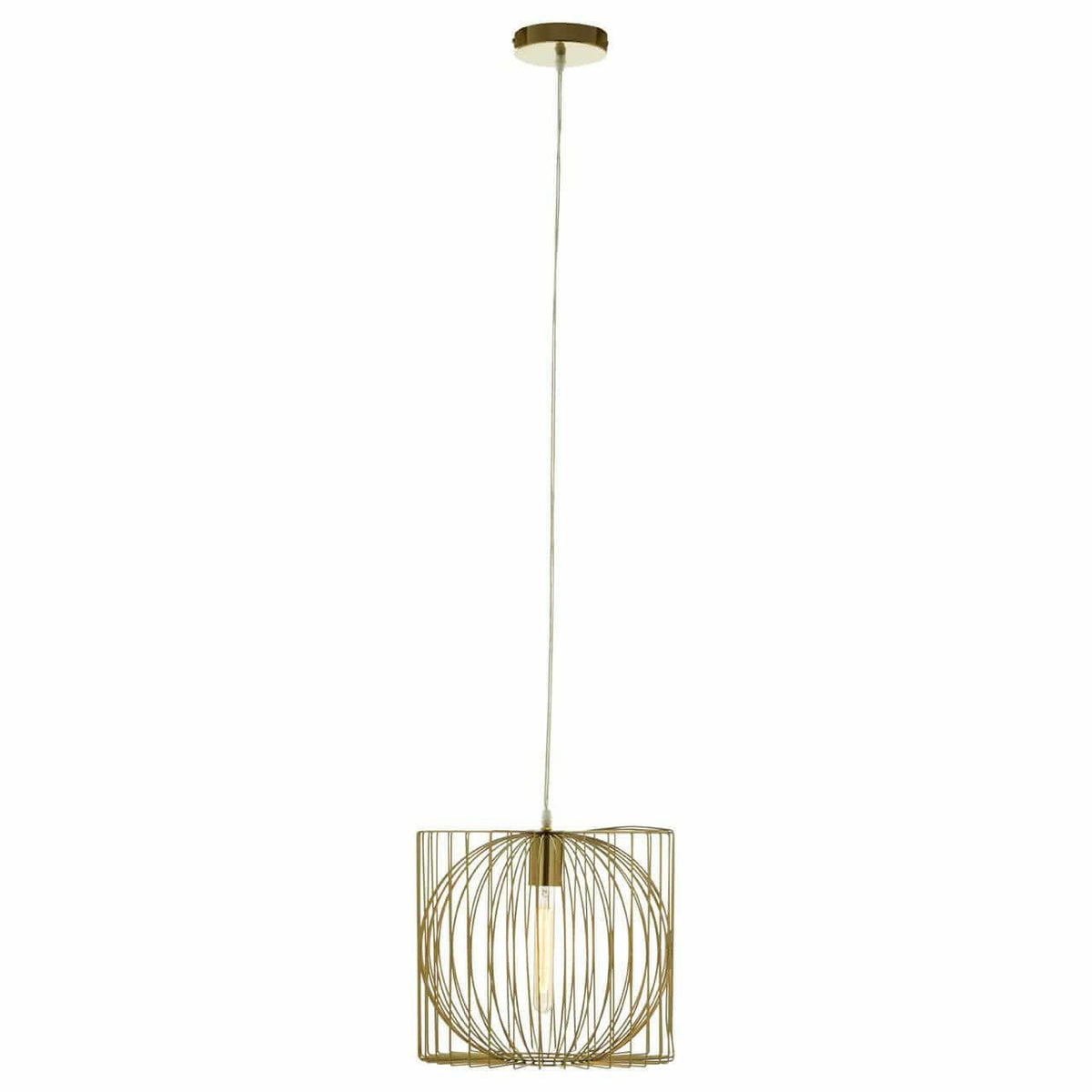 Aselo Gold Finish Pendant Lamp.