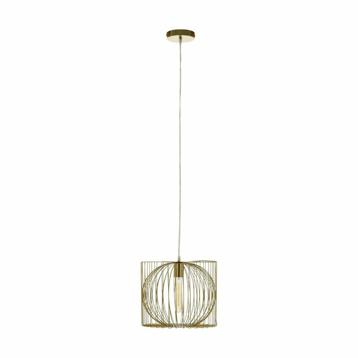 Aselo Gold Finish Pendant Lamp.