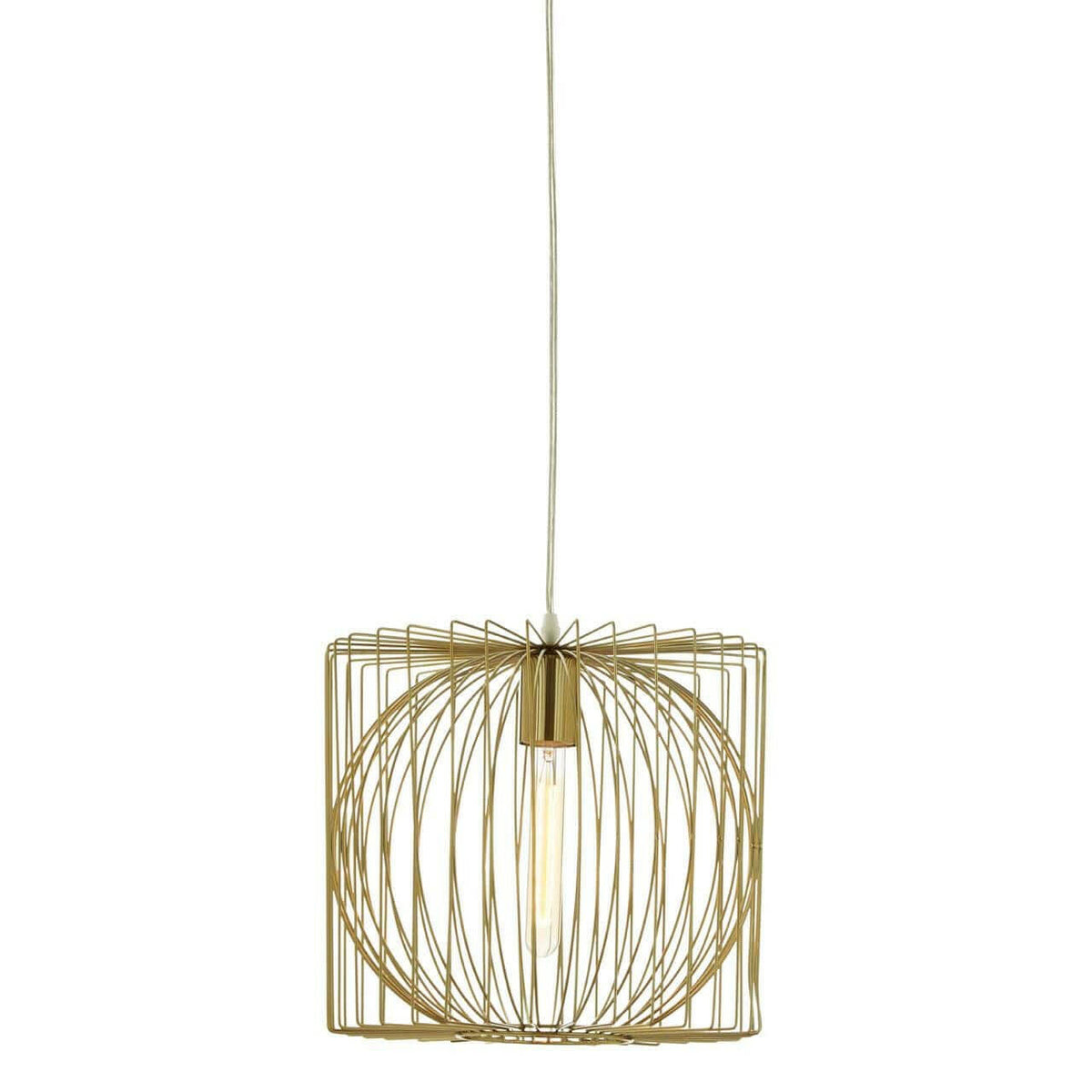 Aselo Gold Finish Pendant Lamp.