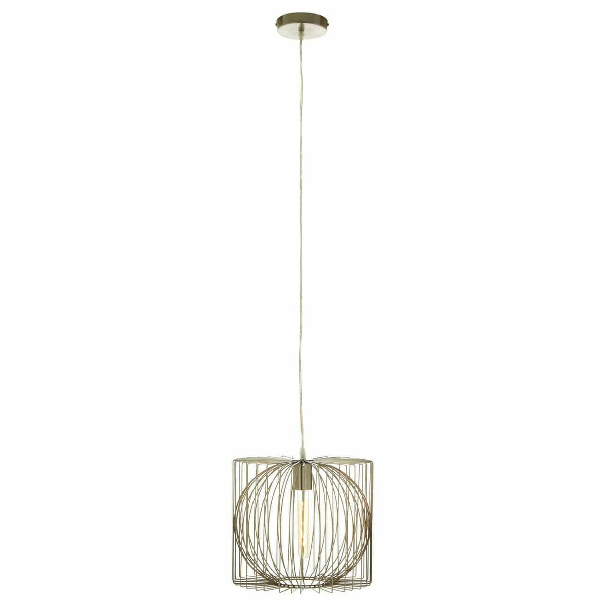 Aselo Silver Finish Pendant Lamp.