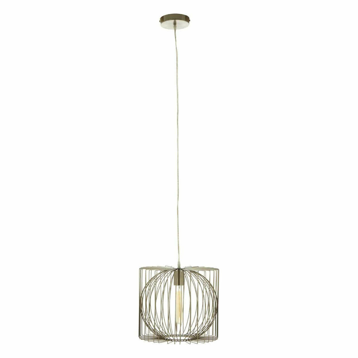 Aselo Silver Finish Pendant Lamp.