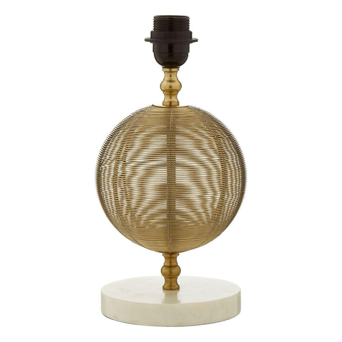 Elenora Round Gold Finish Table Lamp.