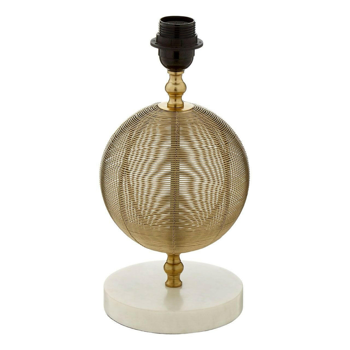 Elenora Round Gold Finish Table Lamp.