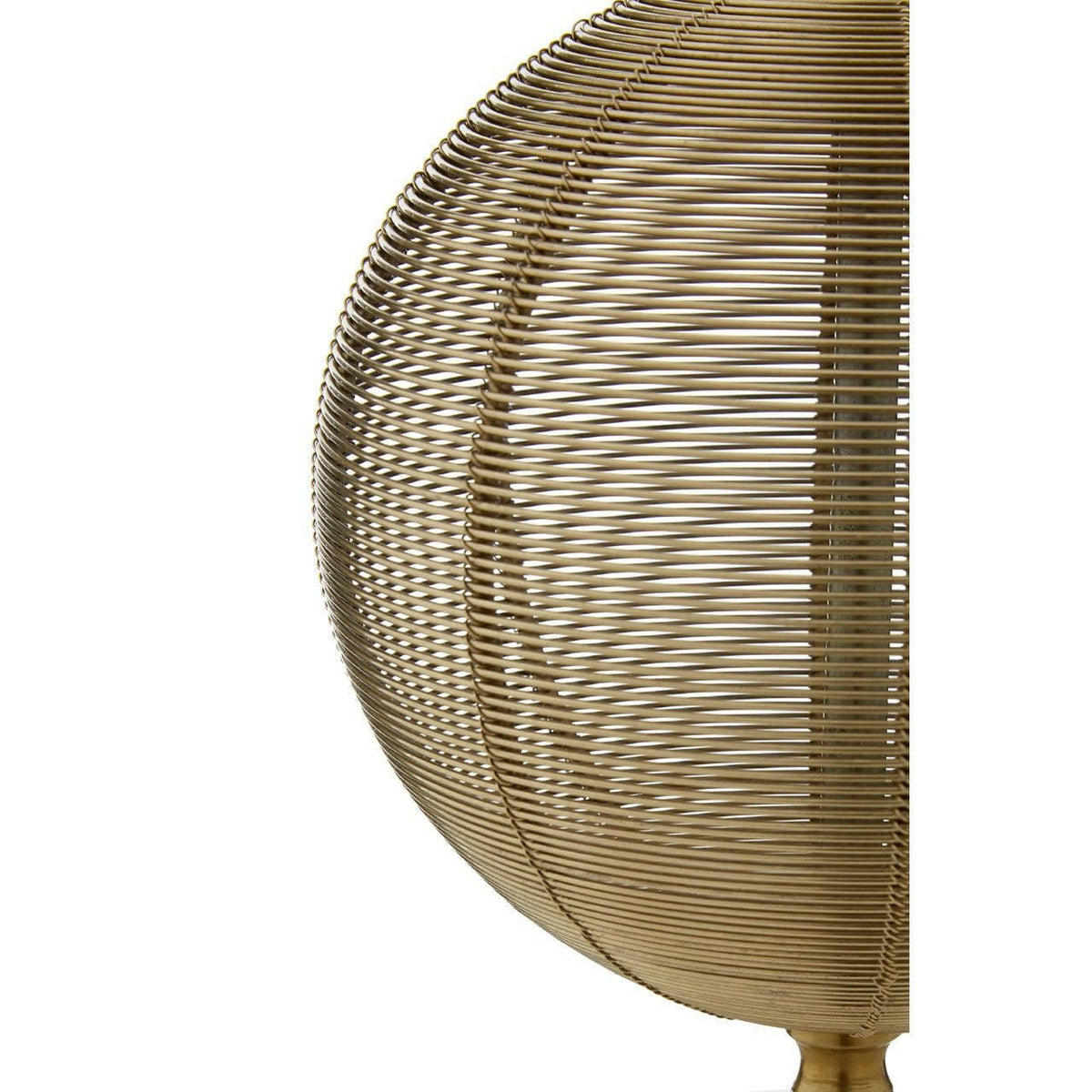 Elenora Round Gold Finish Table Lamp.