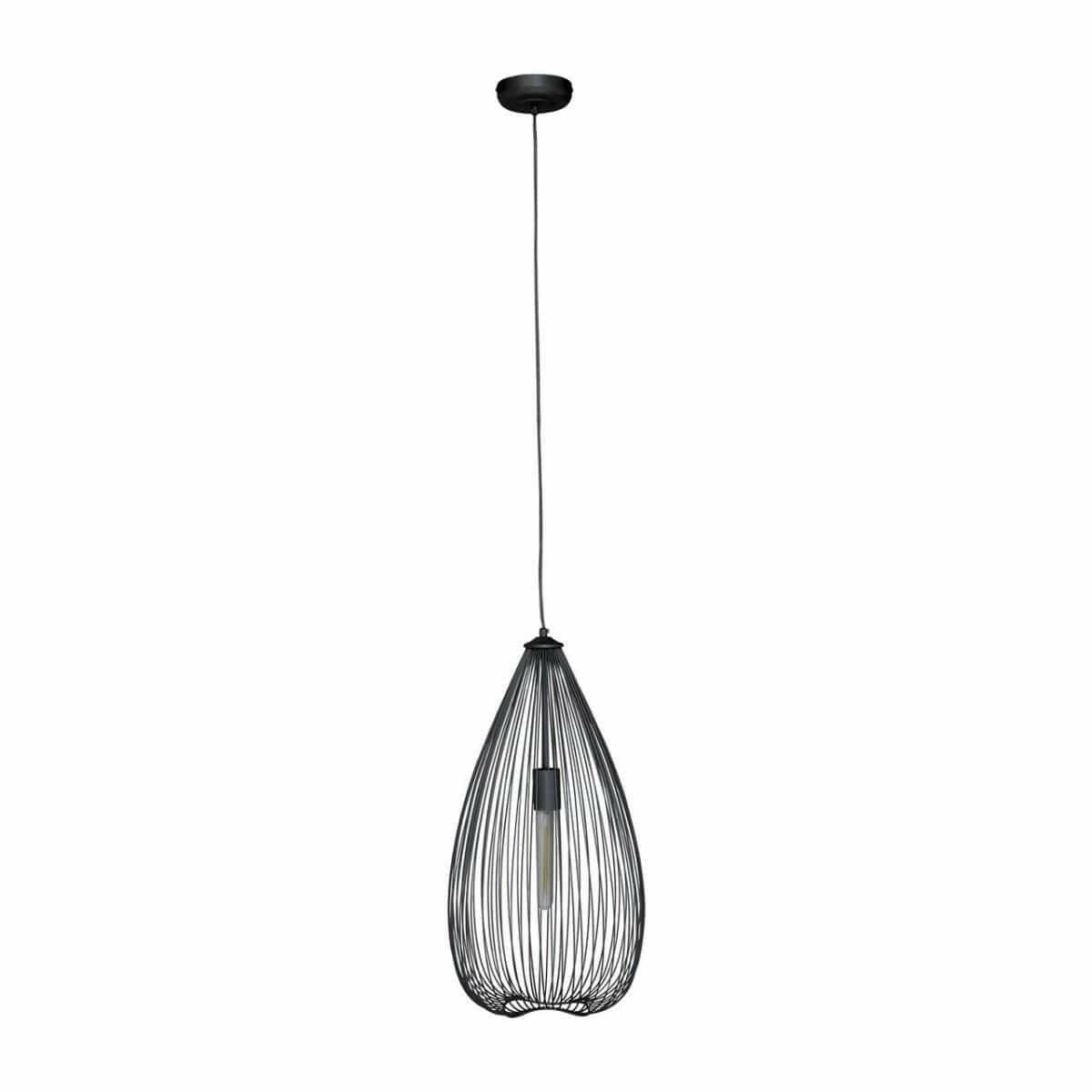 Noosa & Co. Lighting Lavendar Rainfall Black Finish Pendant Light House of Isabella UK