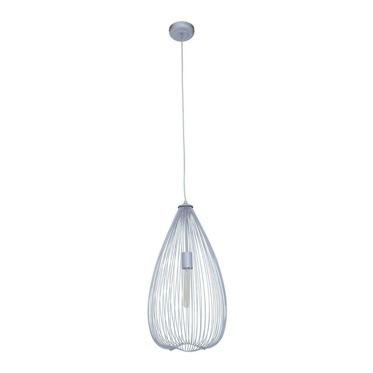Lavendar Rainfall Silver Pendant Light.