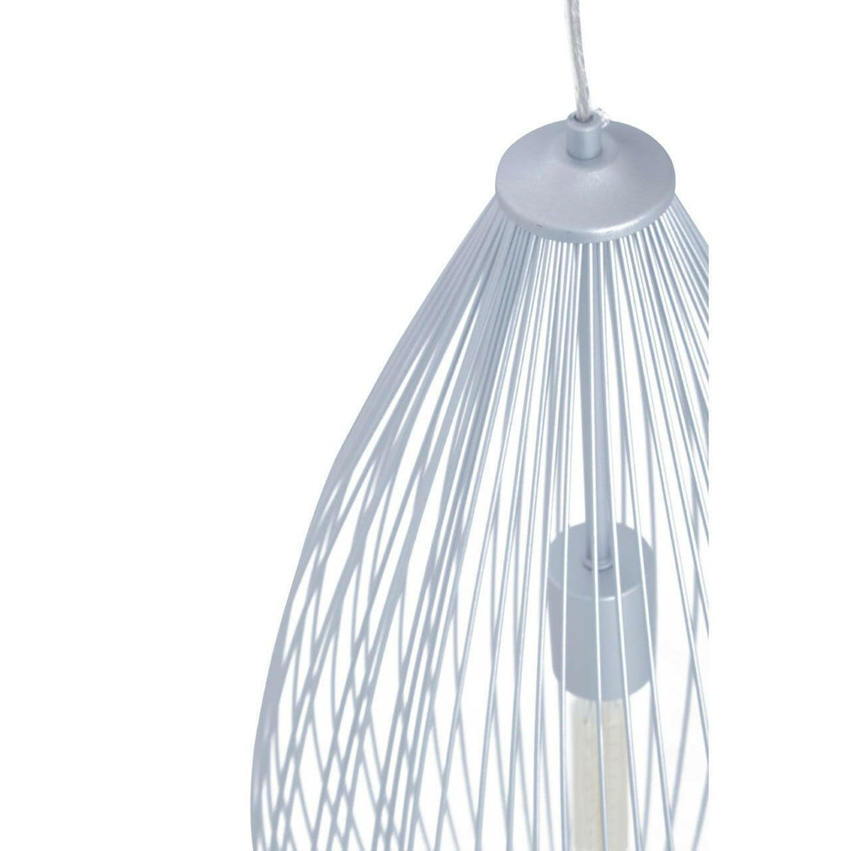Lavendar Rainfall Silver Pendant Light.