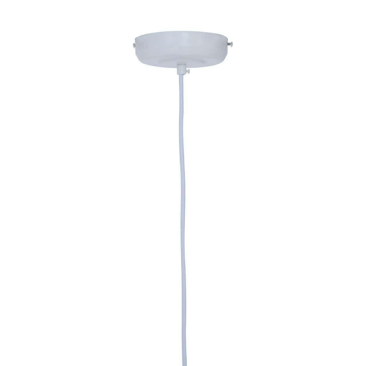 Lavendar Rainfall White Pendant Light.
