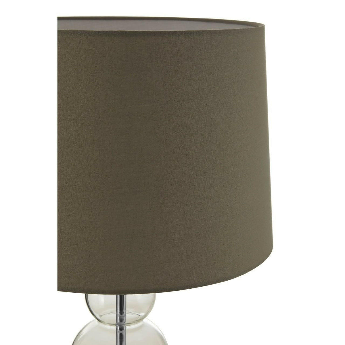 Luca Grey Fabric Shade Table Lamp.