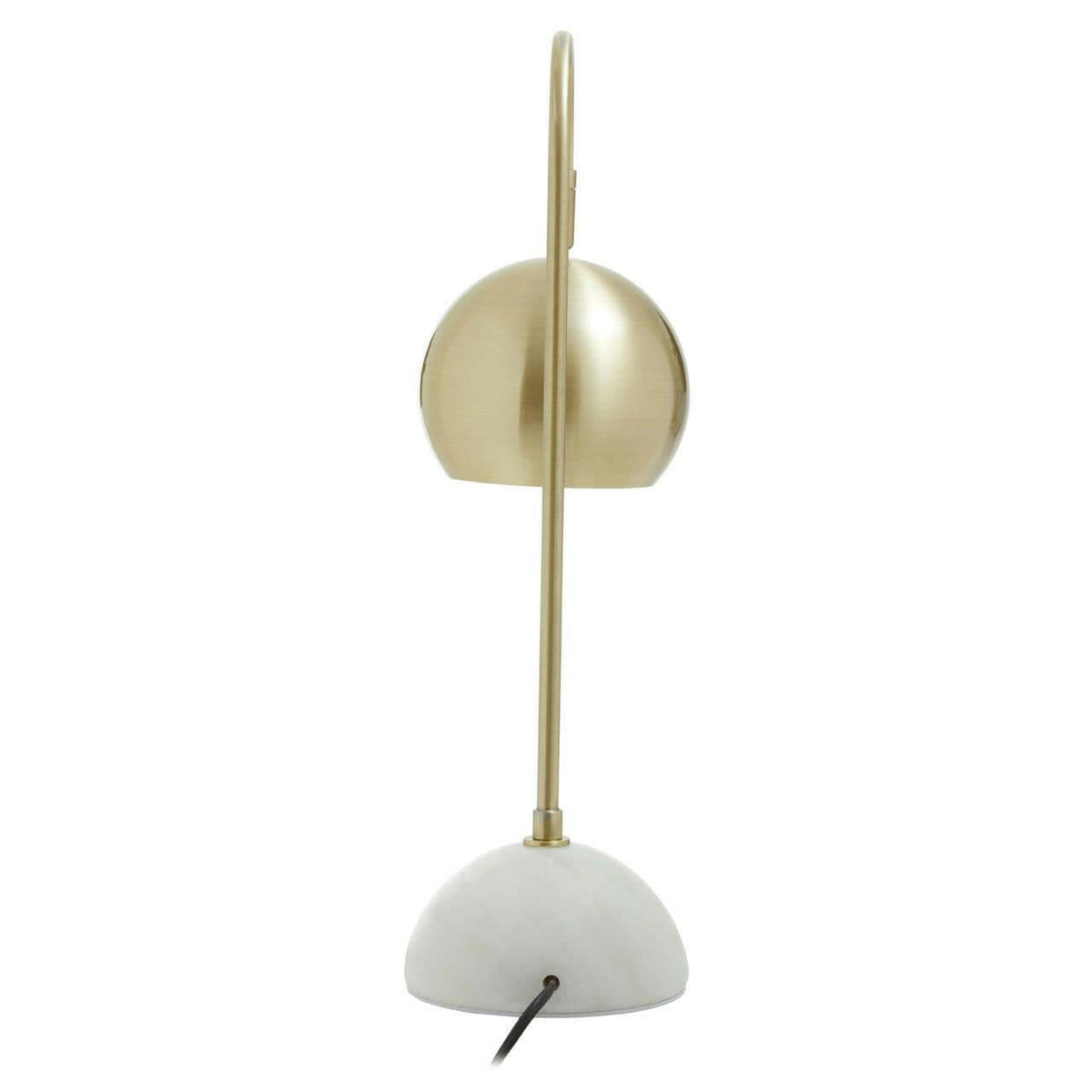 Newton White Marble Base Desk Lamp.