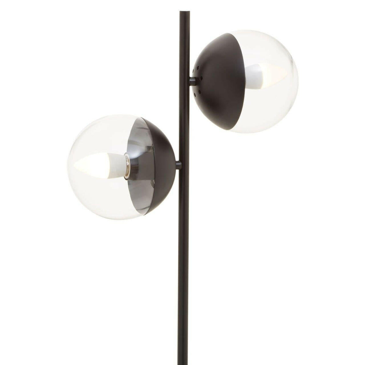 Revlone Black Finish Metal Table Lamp.