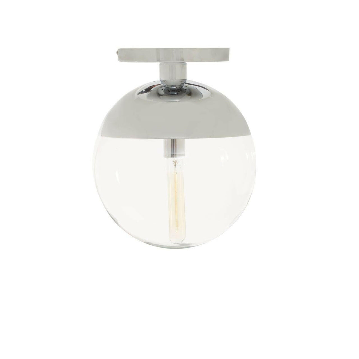 Revlone Chrome Finish Ceiling Light.