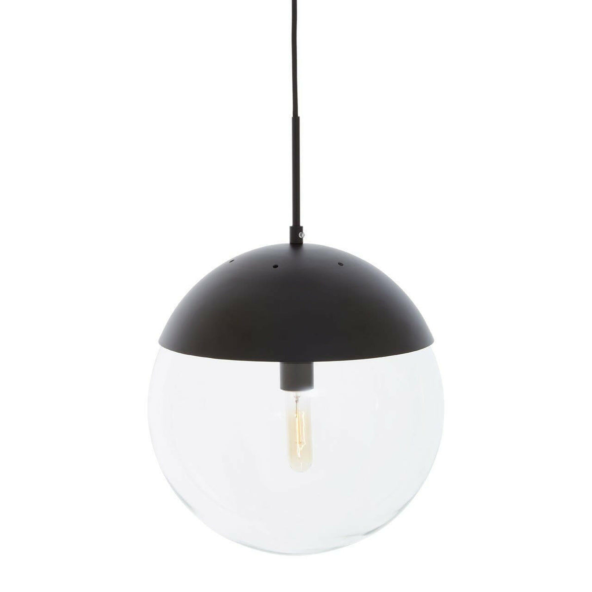 Revolve Black Finish Pendant Light.