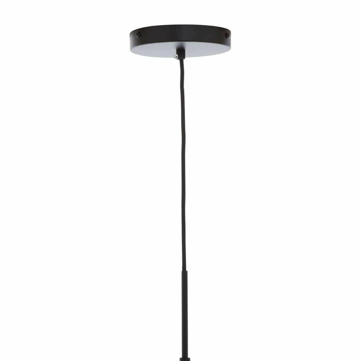 Revolve Black Finish Pendant Light.