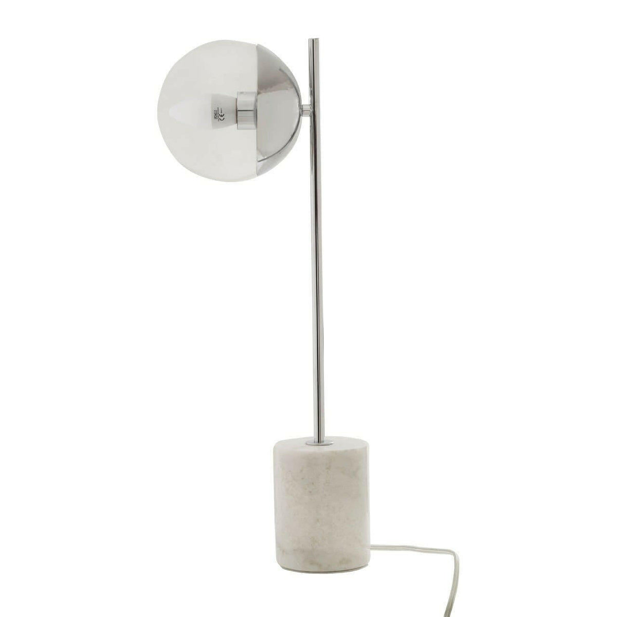 Revolve Chrome Finish Table Lamp.