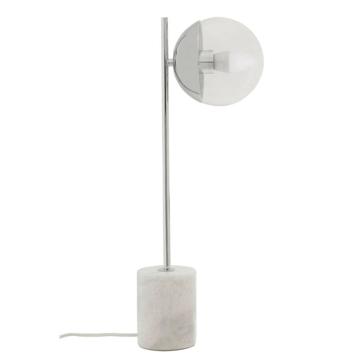 Revolve Chrome Finish Table Lamp.