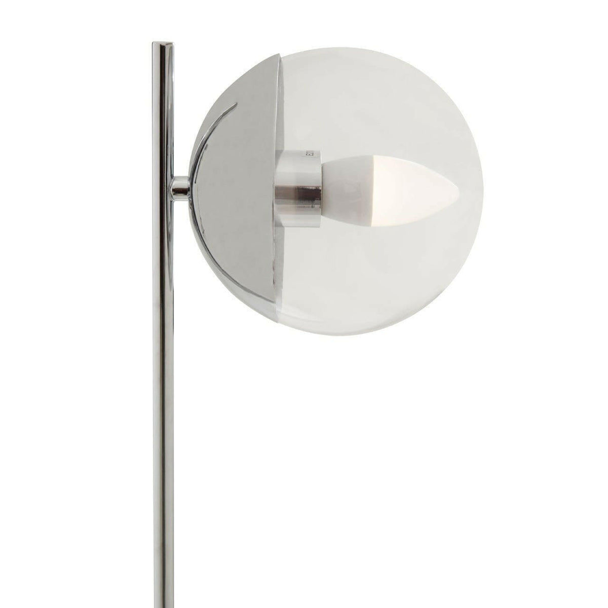 Revolve Chrome Finish Table Lamp.