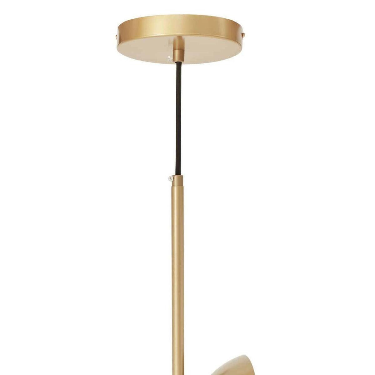 Revolve Gold Finish 2 Shades Pendant Light.