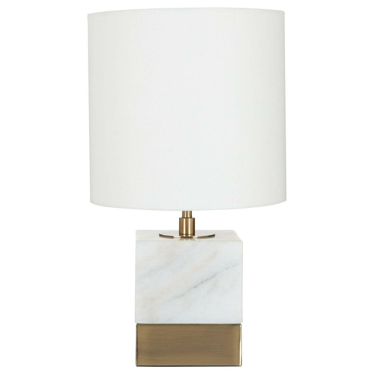 Faux marble online table lamp