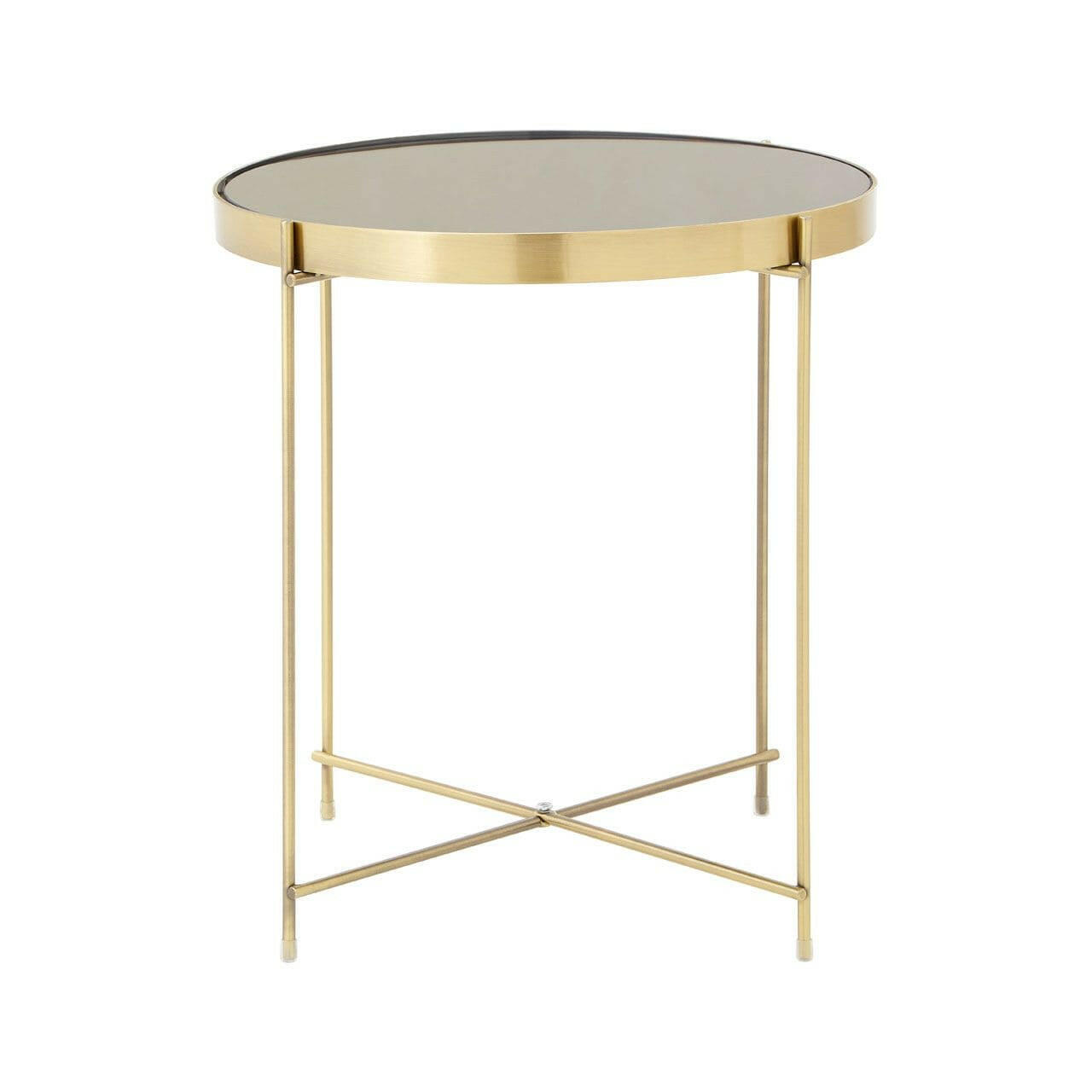 Noosa & Co. Living Allez Black Mirror Low Side Table House of Isabella UK